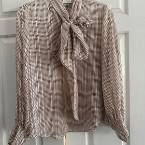 Zara Elegant Patterned Women's Blouse